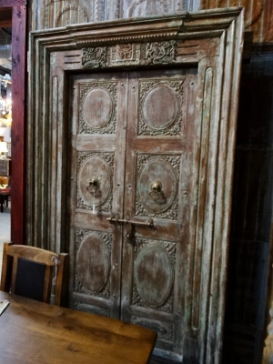 Antique Large Wooden Door Denver Furniture Store