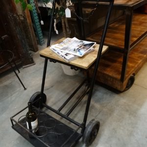 Metal Trolley Cart with Wheels Denver Furniture Store