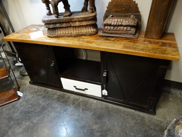 White Drawer TV Console Cabinet Denver Furniture Store