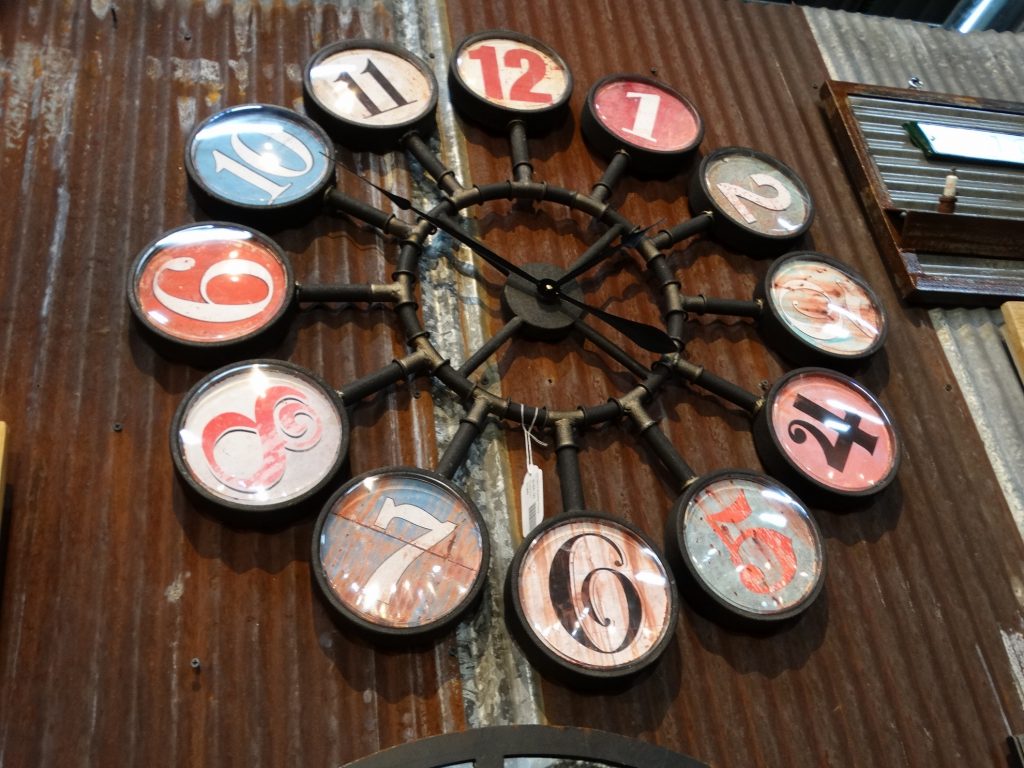 Large Numbers Bubble Wall Clock Denver Furniture Store