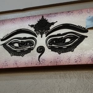 Buddha Eyes 3D Wall Art
