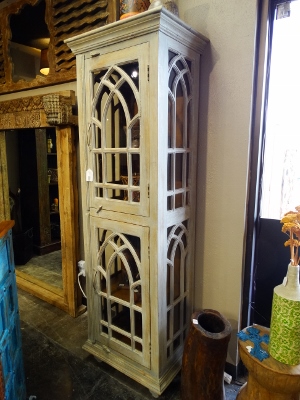 Cathedral Style Door Chimney Cabinet