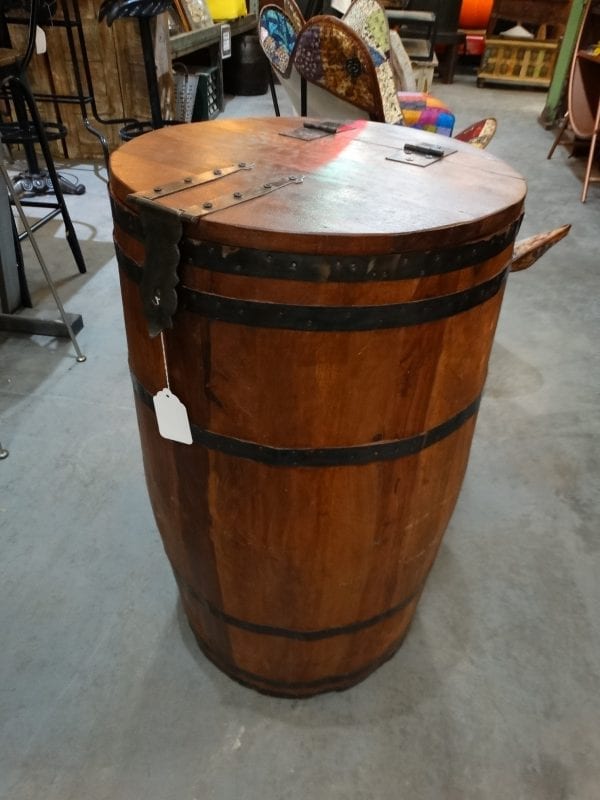 Barrel Container with Lid Furniture Stores Denver