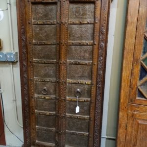 Architectural Salvage Antique Doors with Metal Accents Furniture Stores Denver