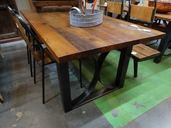 Table Mango Table with Iron Base Furniture Stores Denver