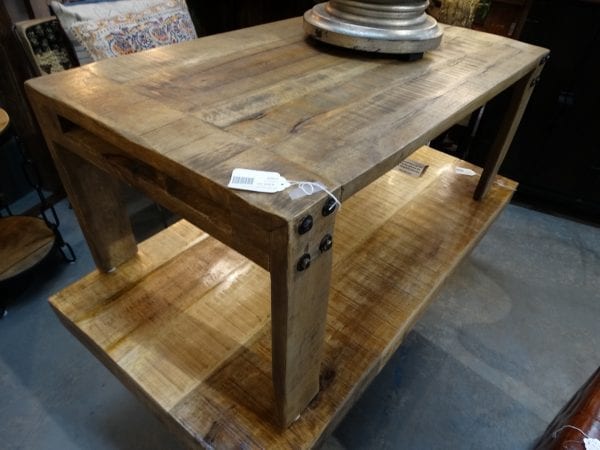 Rustic Natural Coffee Table Denver Furniture Store