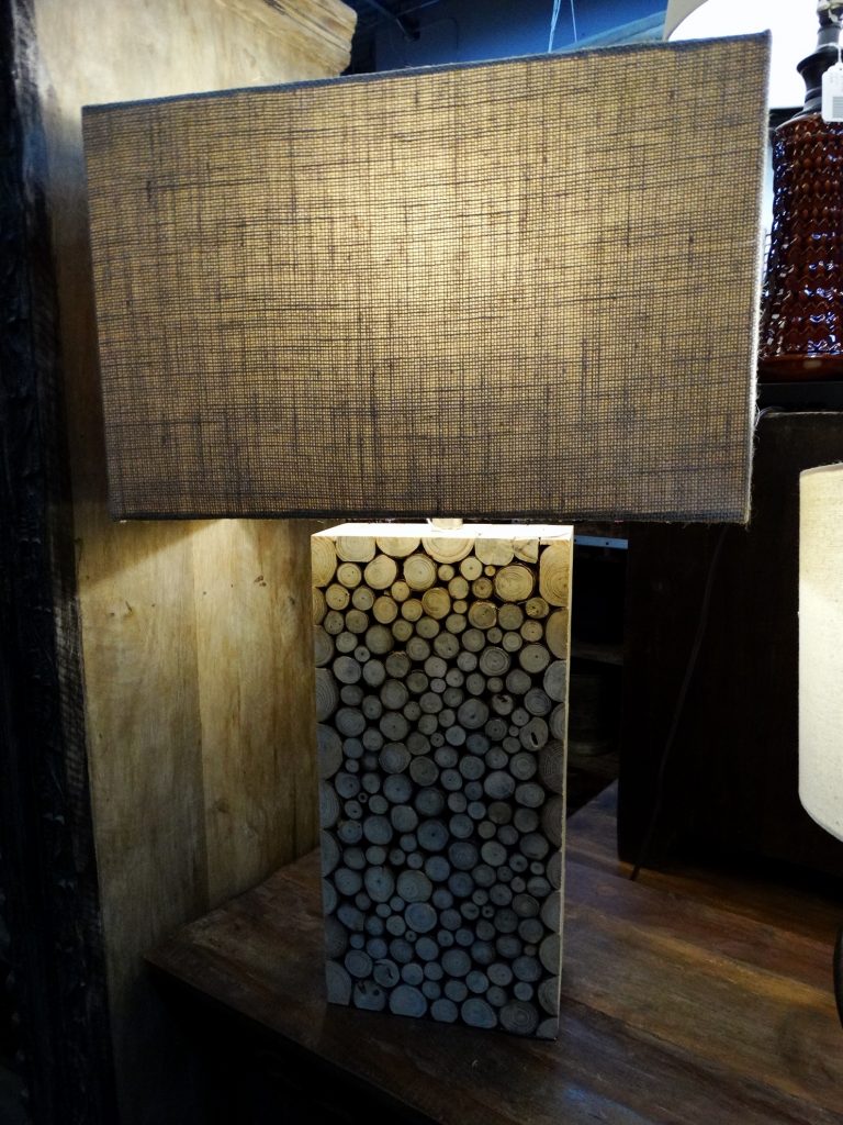 Wood Chips Table Lamp Denver Furniture Store