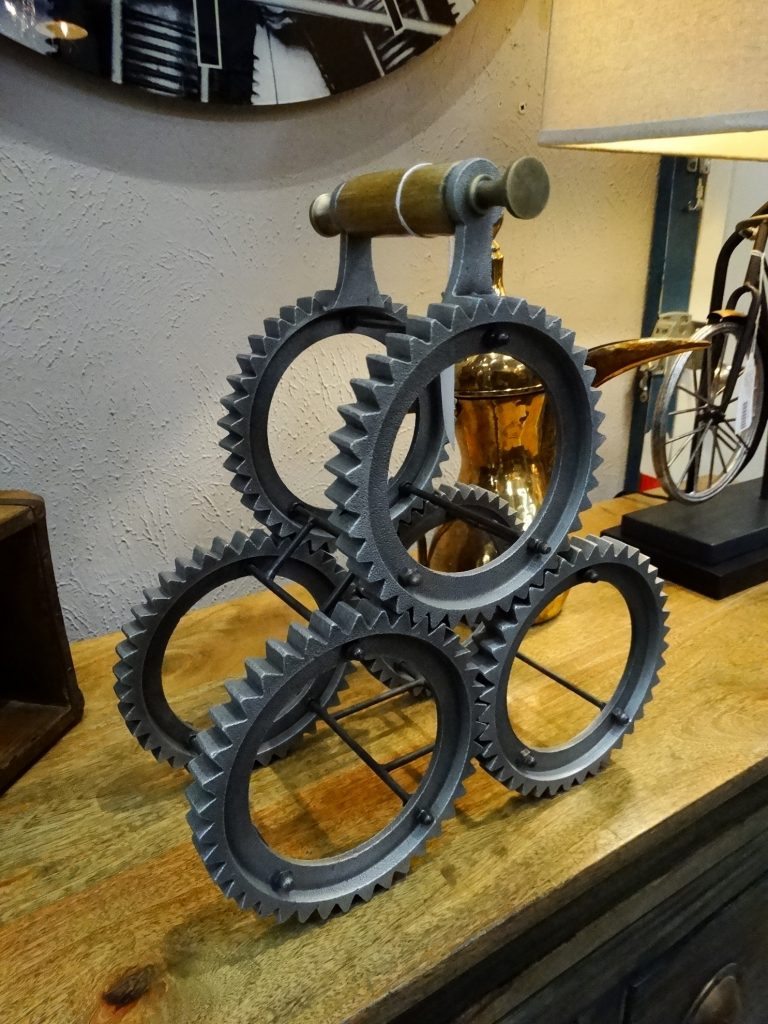 Gears Table Top Wine Rack Denver Furniture Store