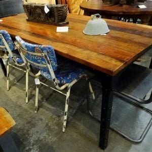 Natural Wood Top Dining Table Denver Furniture Store