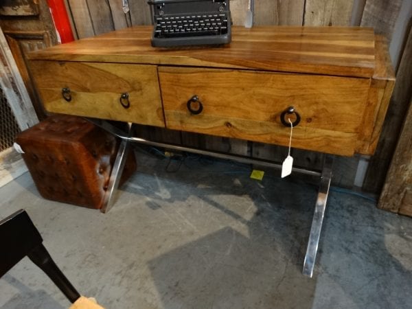Console Desk with 2 Drawers Furniture Stores Denver