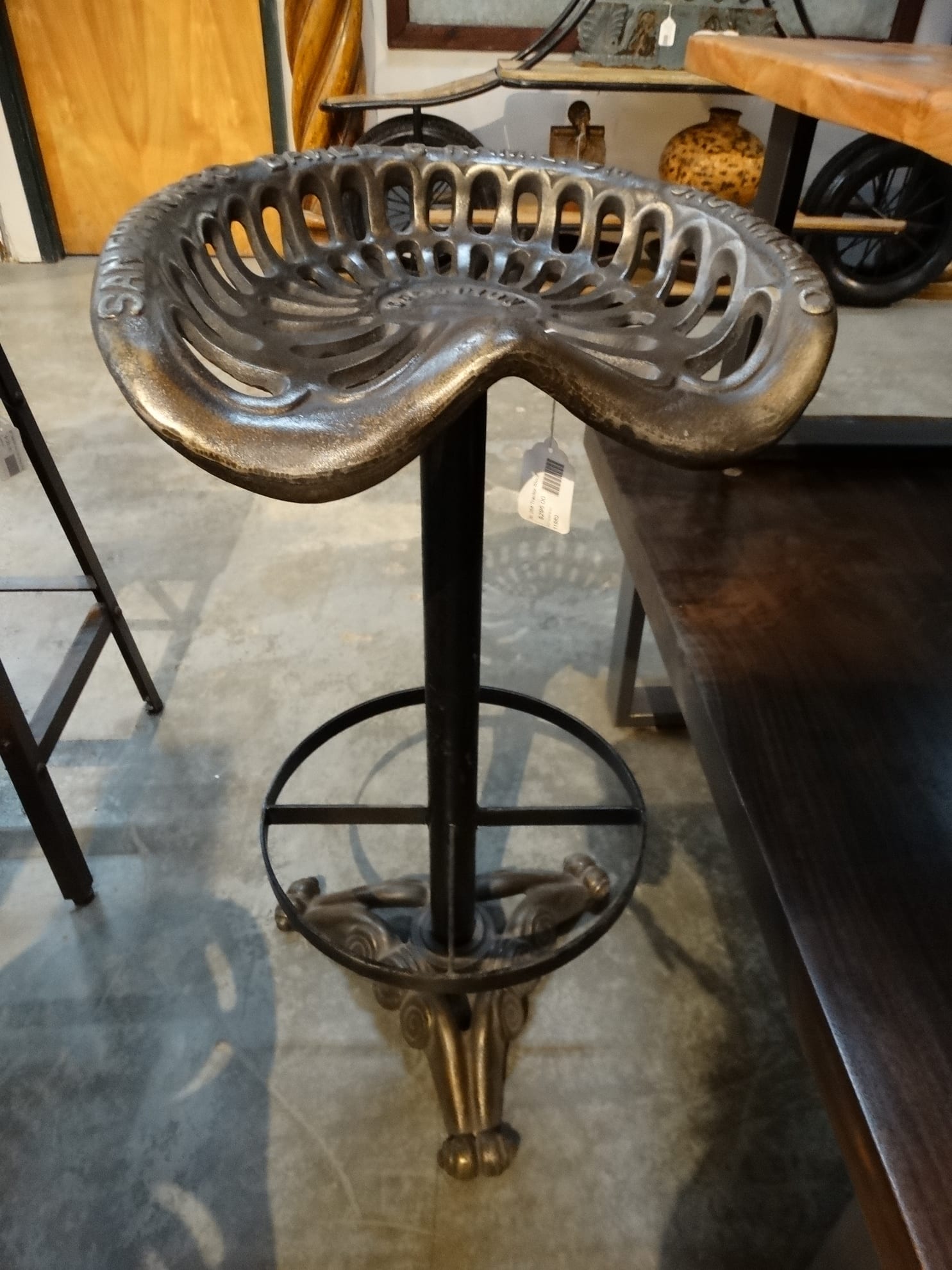 Industrial Metal Stool This Heavy, Commercial Metal Bar Stools