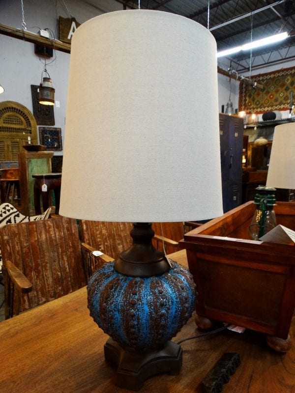 Lamp Blue Sea Shell Table Light Furniture Stores Denver
