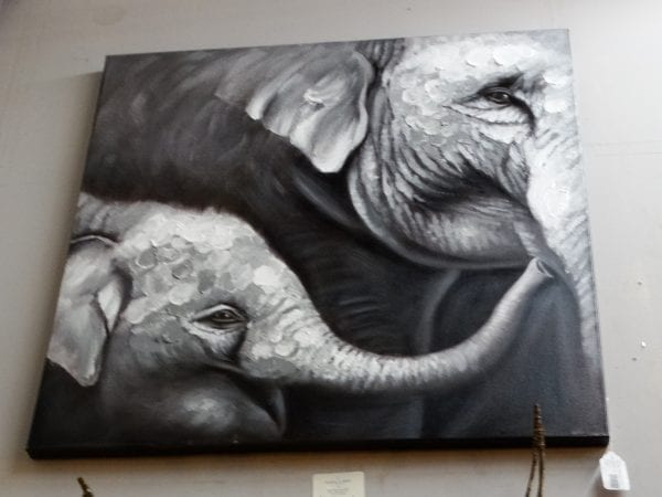 Wall Art Painting Elephant Love Furniture Stores Denver
