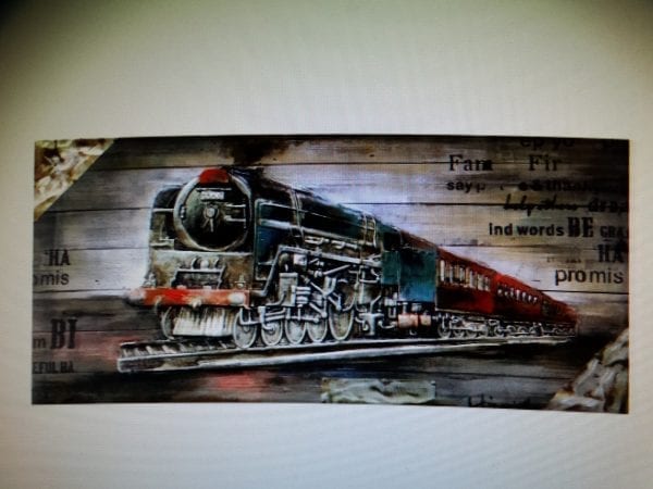 Wall Art 3D Train Full Steam Ahead I Furniture Stores Denver