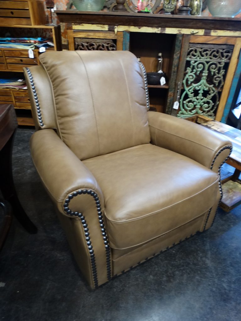 Recliner Chair Leather Recliner Tan Rare Finds Warehouse