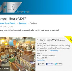 Denver's Best Furniture Store 2017