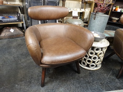 Sinclair Leather Arm Chair