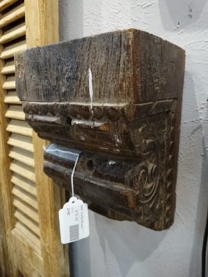 Wooden Carved Corbel Wall Shelf Denver Furniture Store