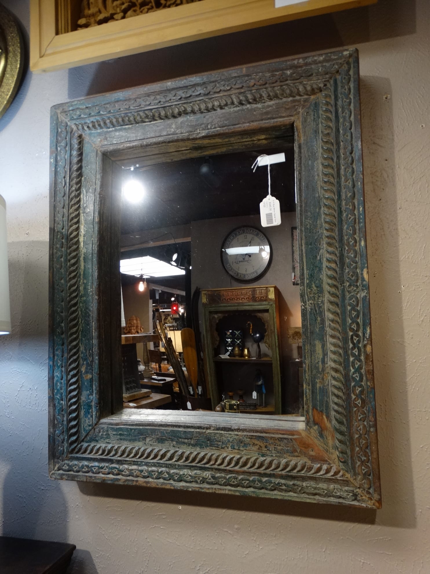 Wood Frame Mirror Substantial The, Large Carved Wood Frame Mirror