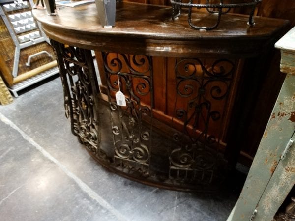 Console Reclaimed Balcony Iron Domed Console Table Furniture Stores Denver
