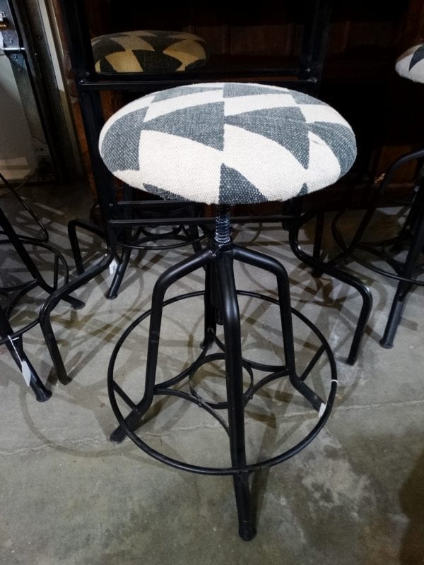 Stool Adjustable Metal Stool with Footrest Furniture Stores Denver