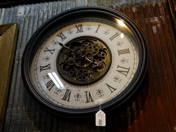 Clock Roman Numeral Gears Wall Clock Furniture Stores Denver