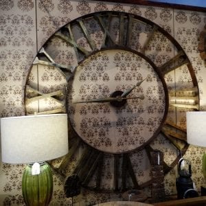 XL Kaison Roman Numeral Wall Clock Furniture Stores Denver