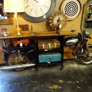 Console Repurposed Motorbike Console Table Furniture Stores Denver
