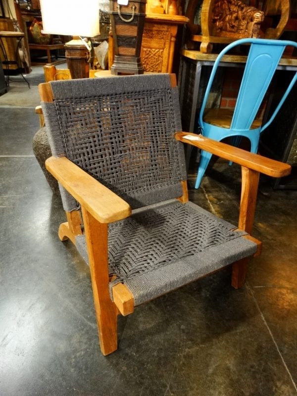 Arm Chair Grey Jute Woven Chair Furniture Stores Denver