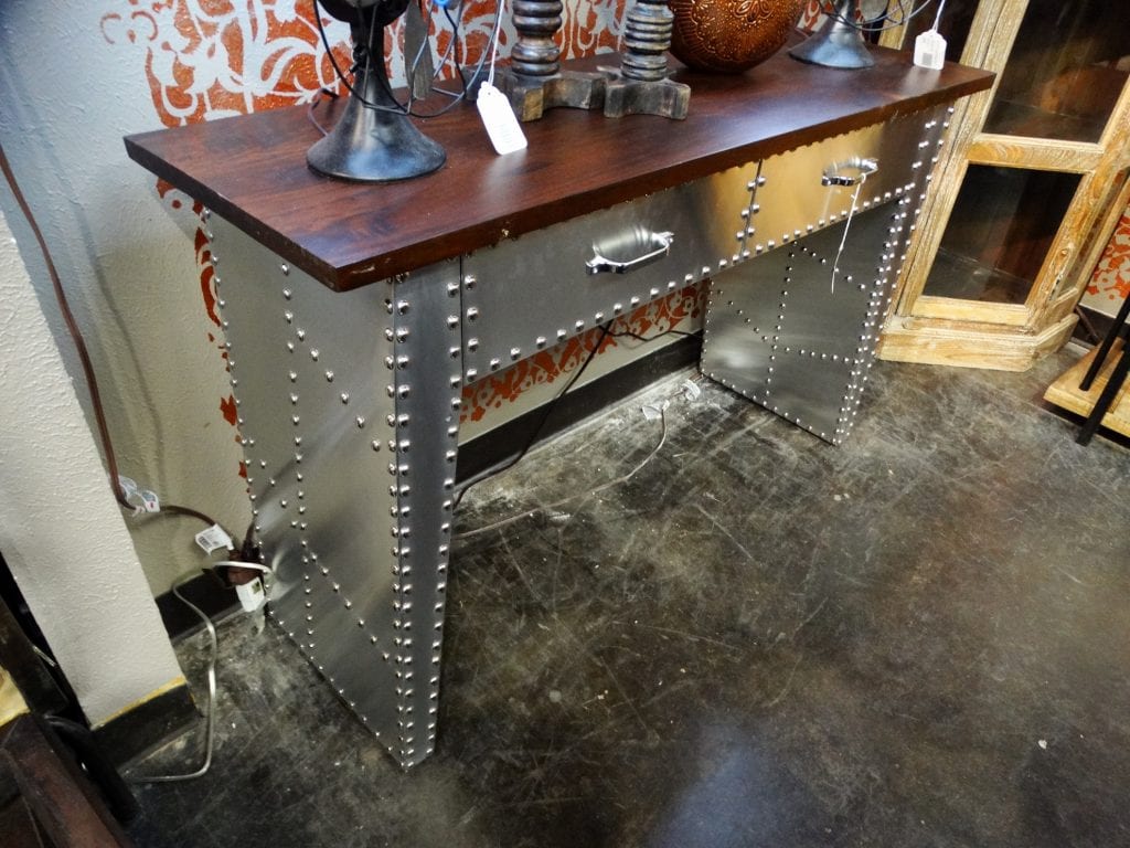 Console Aviator Style Console Desk Furniture Stores Denver