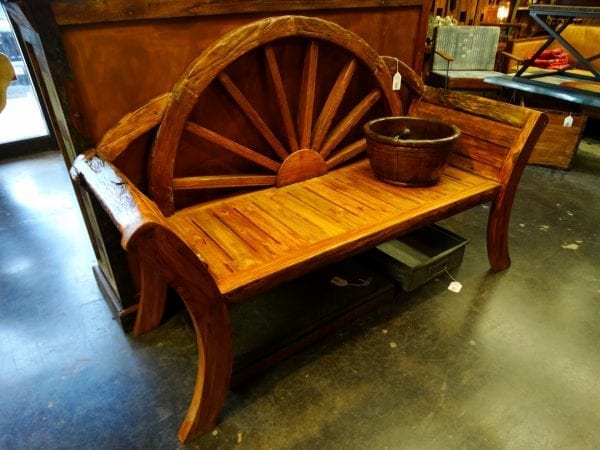 Bench Wagon Wheel Bench Furniture Stores Denver