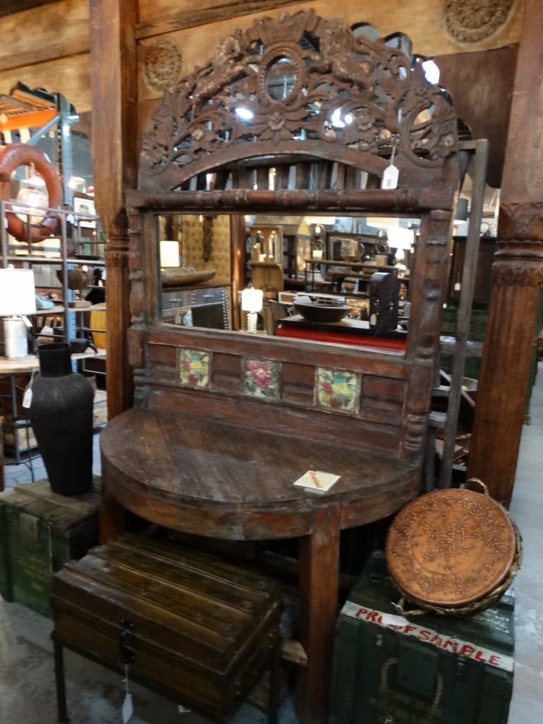 Dresser Console Entrance Table with Mirror