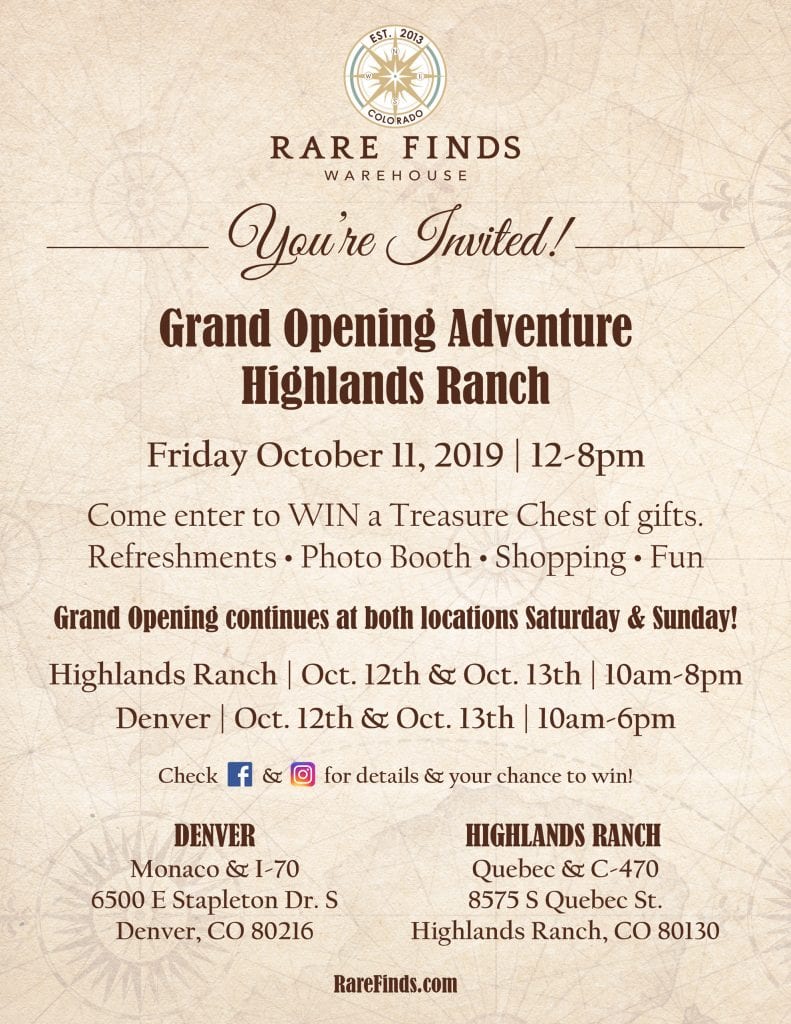 Highlands Ranch Furniture Store Rare Finds Warehouse