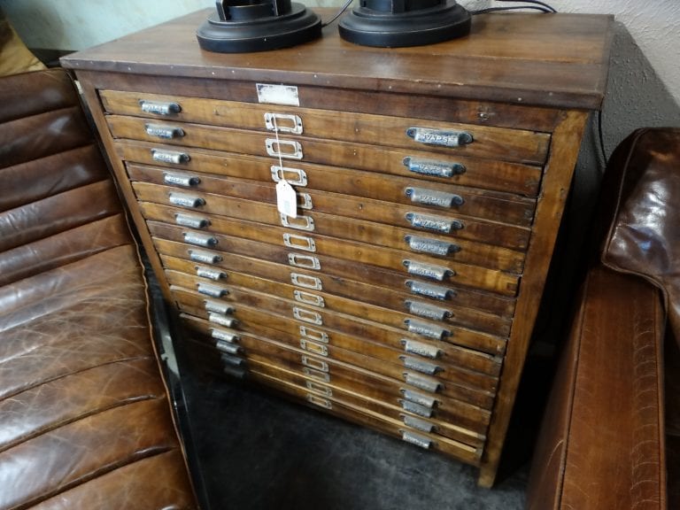 Chest of Drawers Blue Print Dresser
