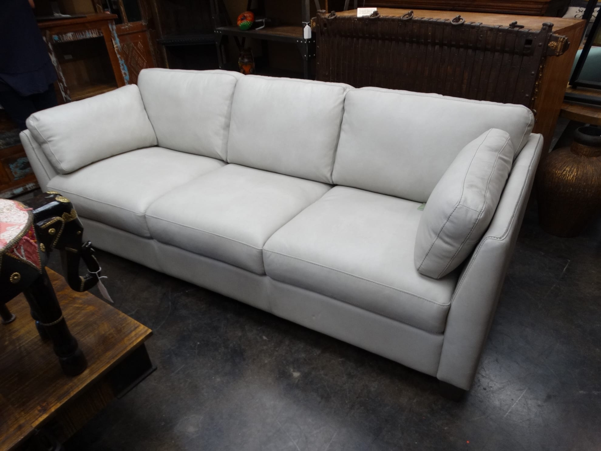 This Leather Chair Is Roomy And Has A, Soft Leather Couch