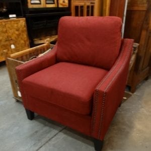 Zapata Burgundy Arm Chair