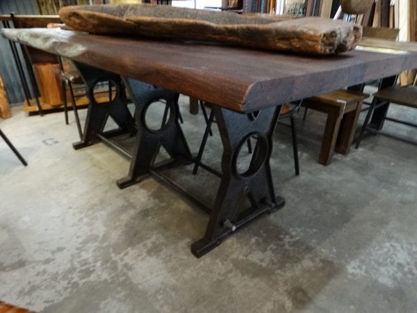 Dining Table 3 XO Iron Bases Table