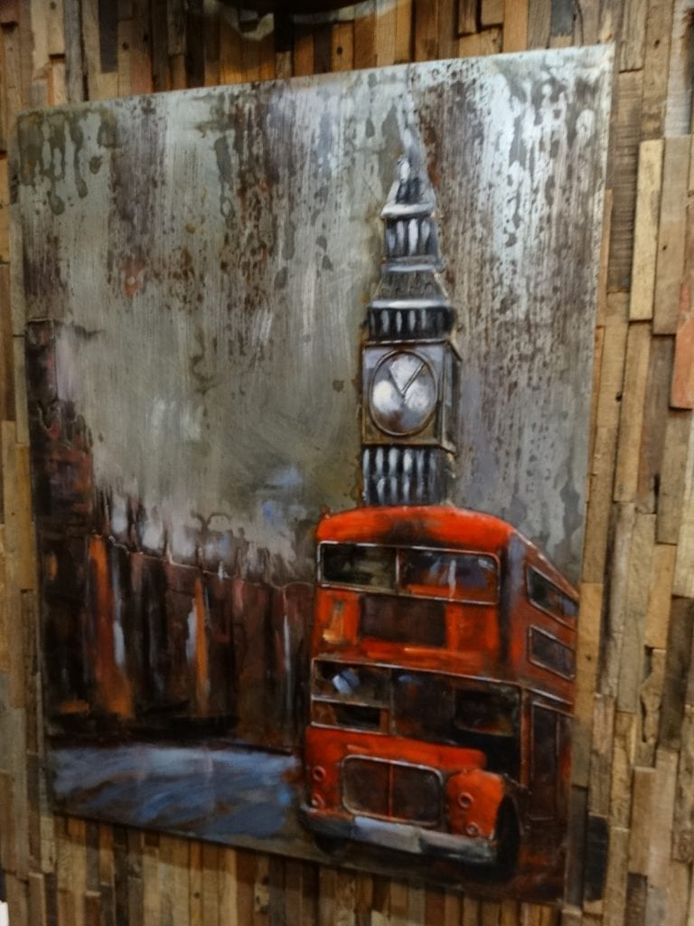 Wall Art Touring London 3D Metal Art