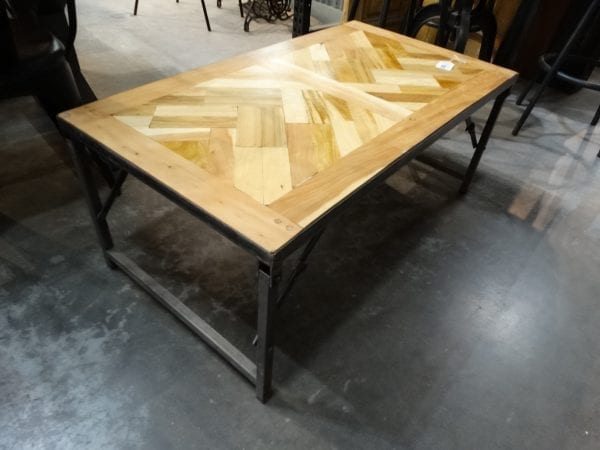 Coffee Table Parquet Top Coffee Table