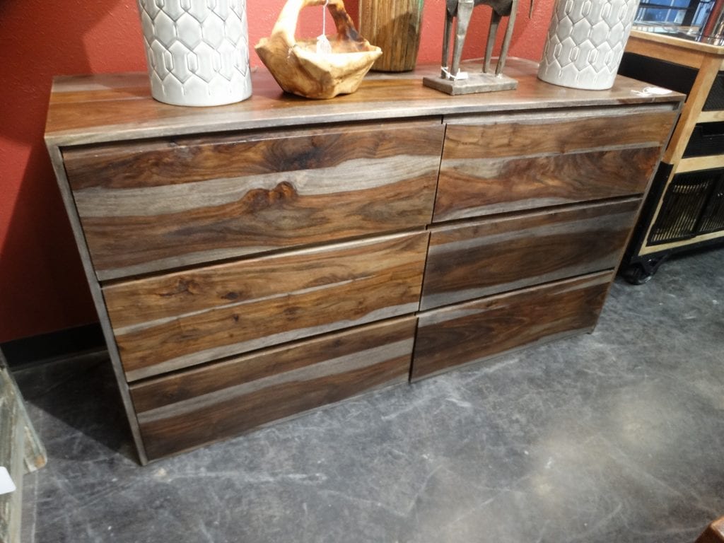 Dresser Grey Sheesham Chest of Drawers