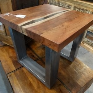 End Table Resin Center Side Table