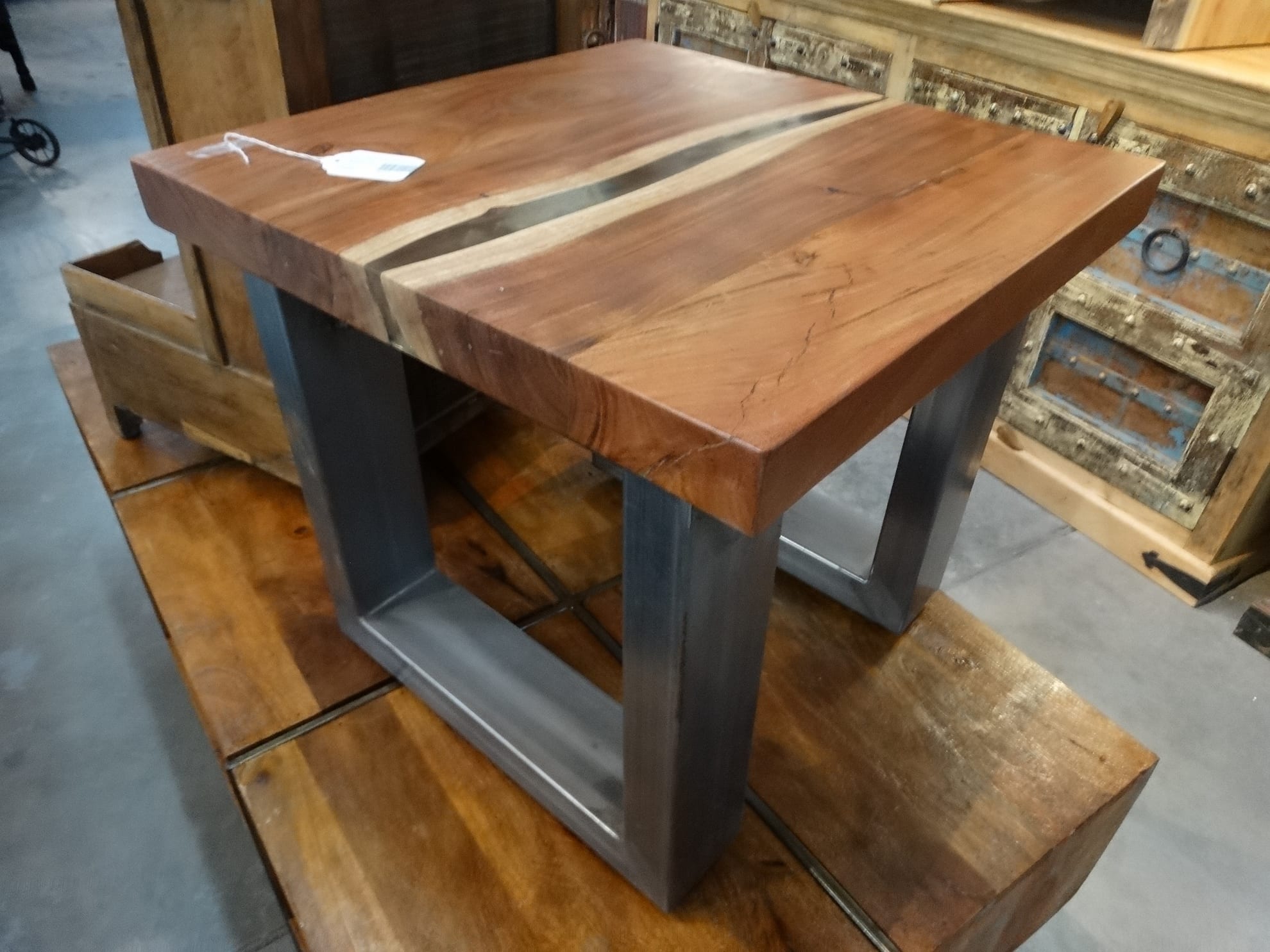 End Table Resin Center Side Table