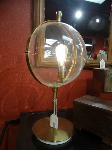 Lamp Domed Glass Table Lamp