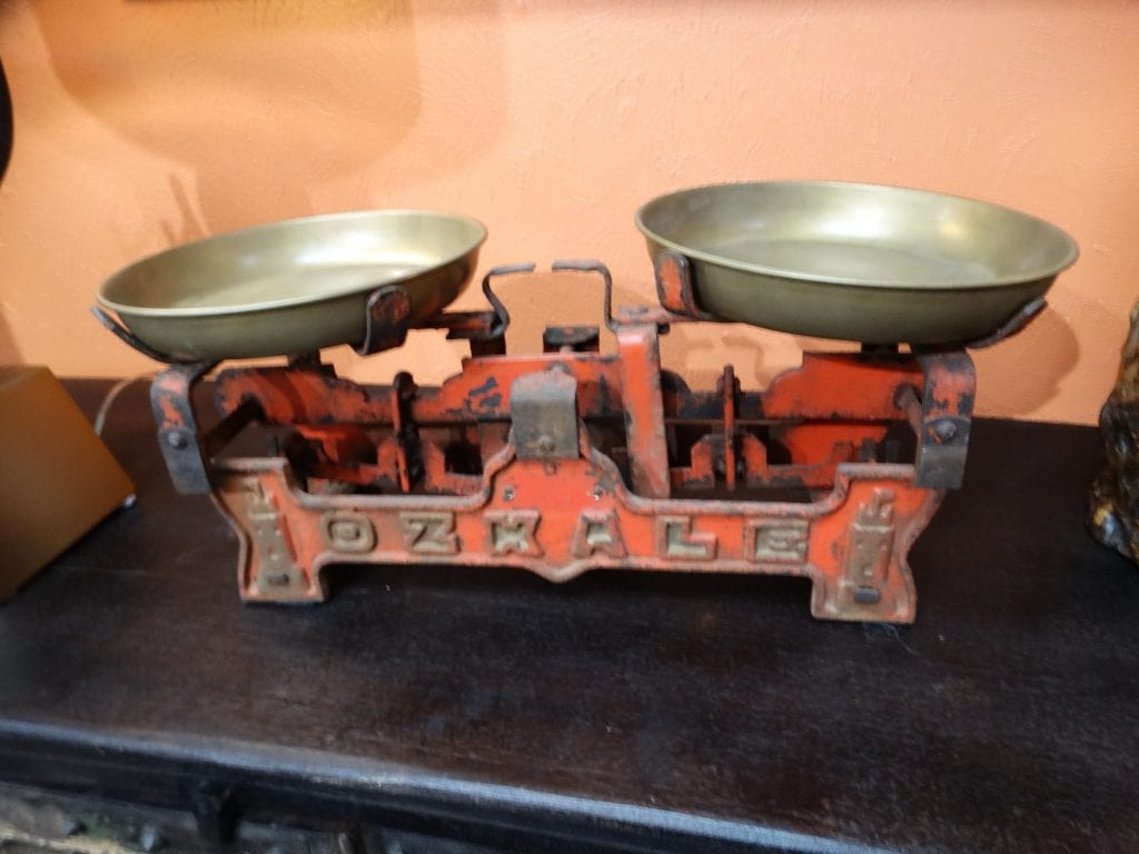 Scale Vintage Turkish Weight Scale