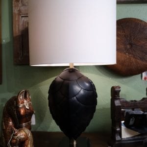 Lamp Black Turtle Shell Table Lamp