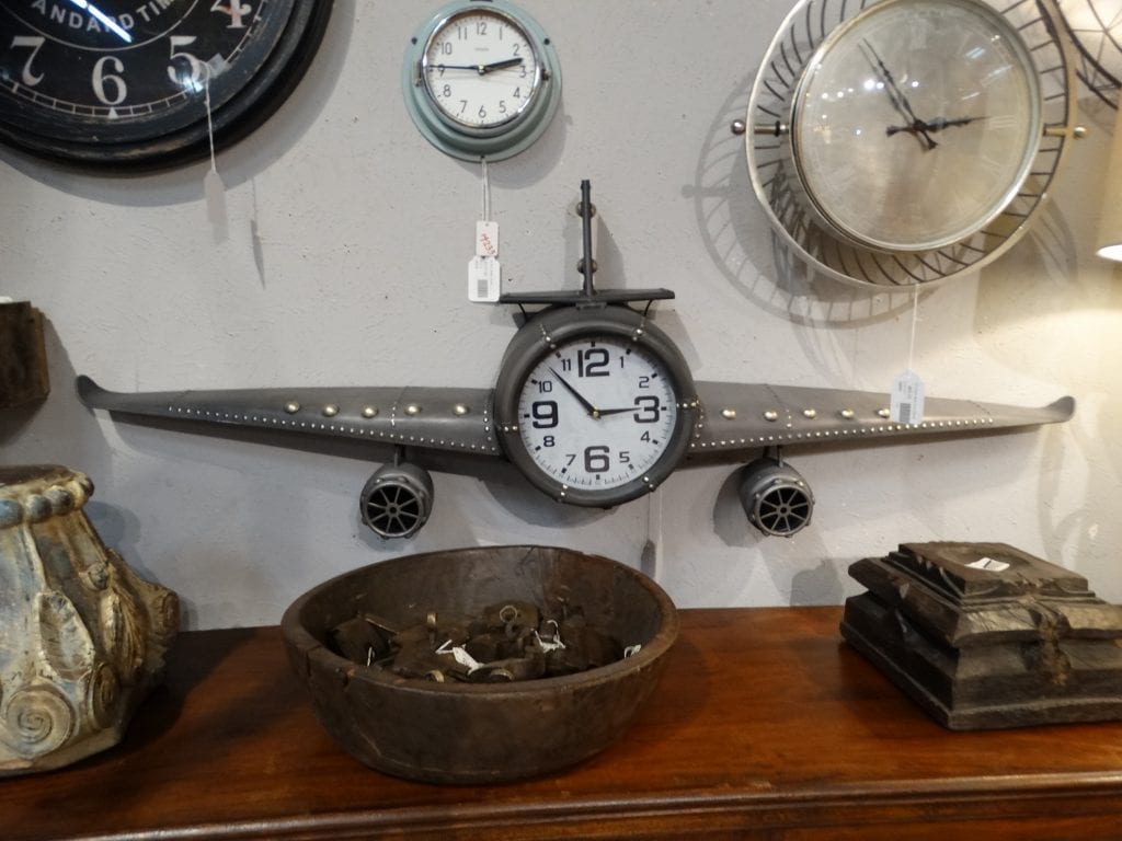 Clock Airplane Wings Wall Clock