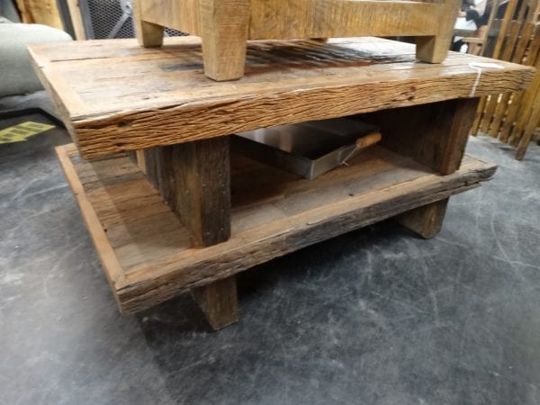Coffee Table Two-Tiered Wooden Coffee Table