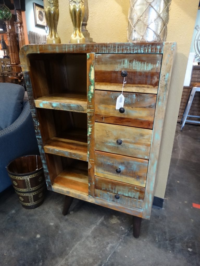 Chest of Drawers Curved Corner Shelf