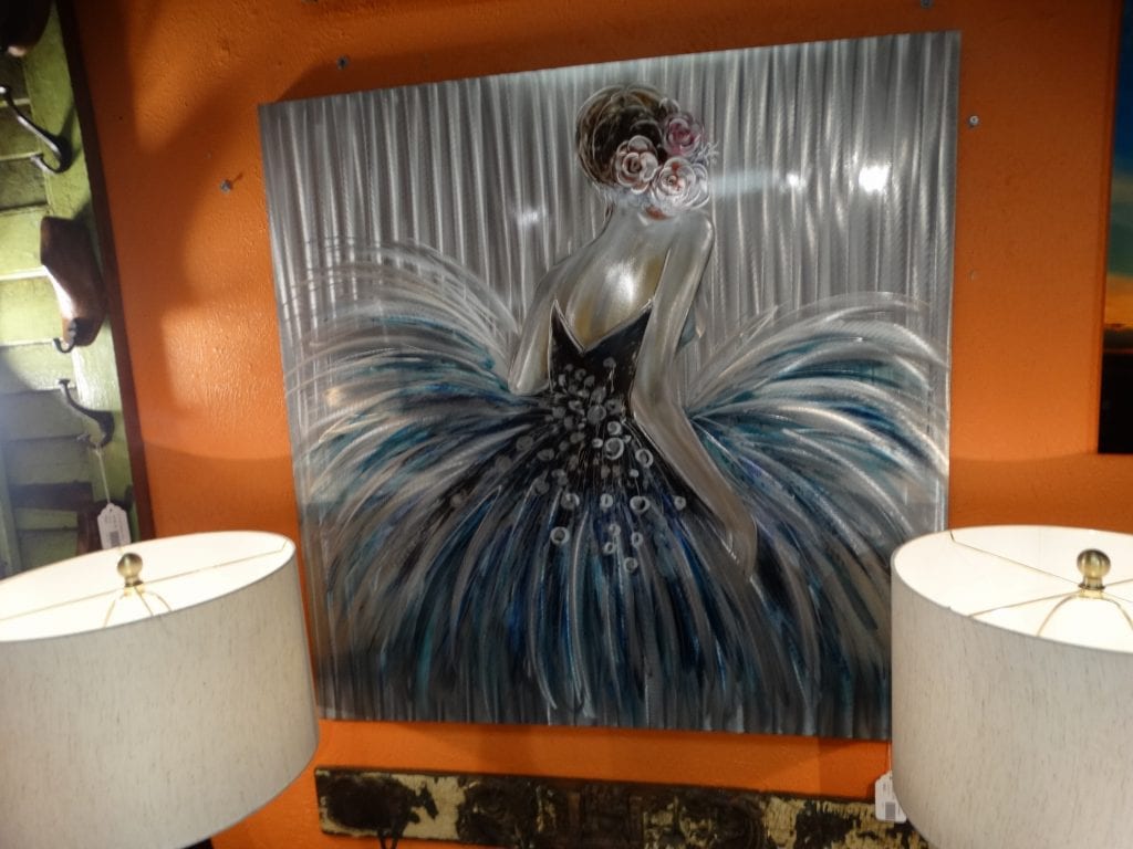 Wall Art Metal Painting Ballet Dancer