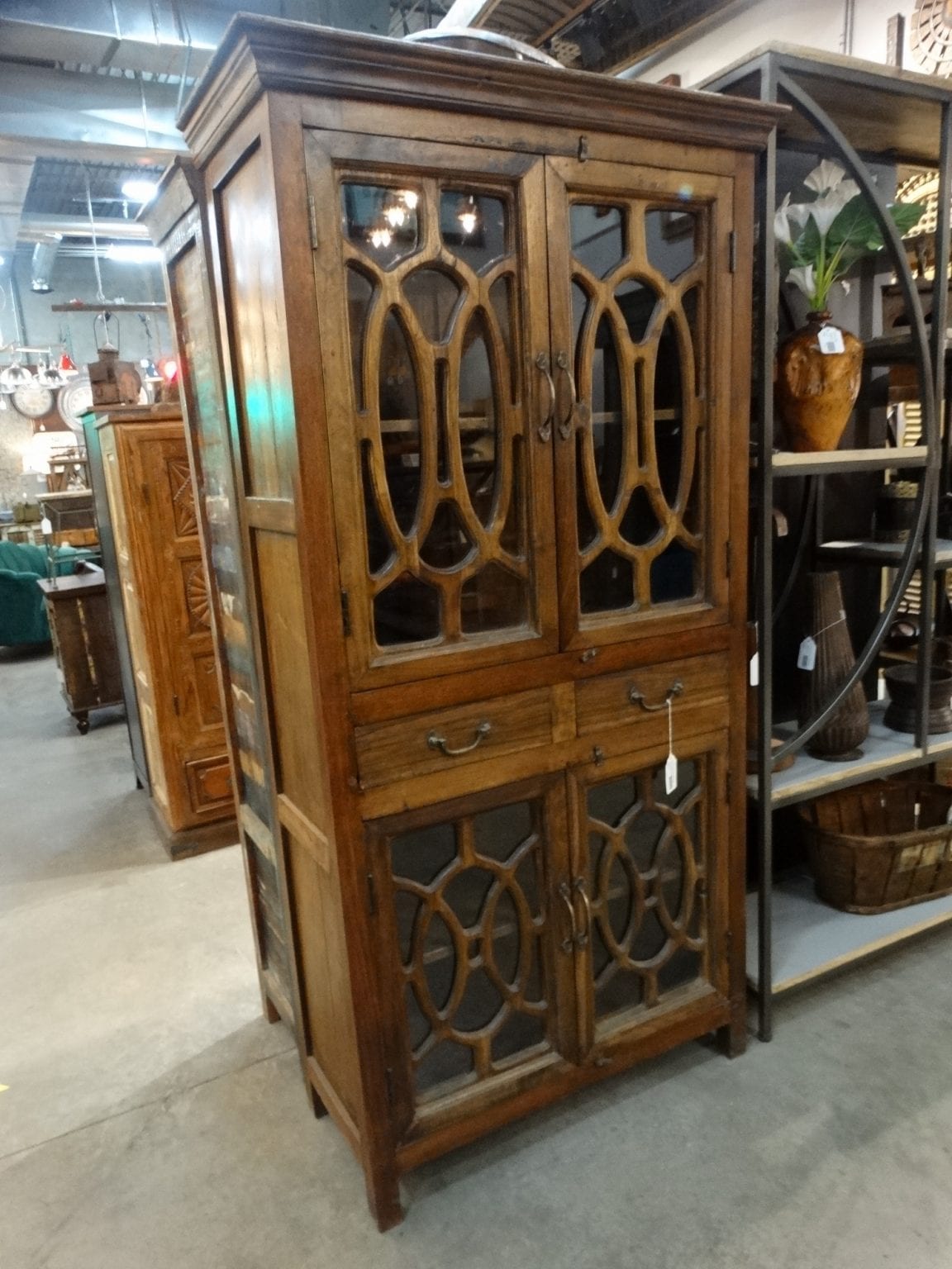 Wood with Glass Doors has a traditional classic flair.
